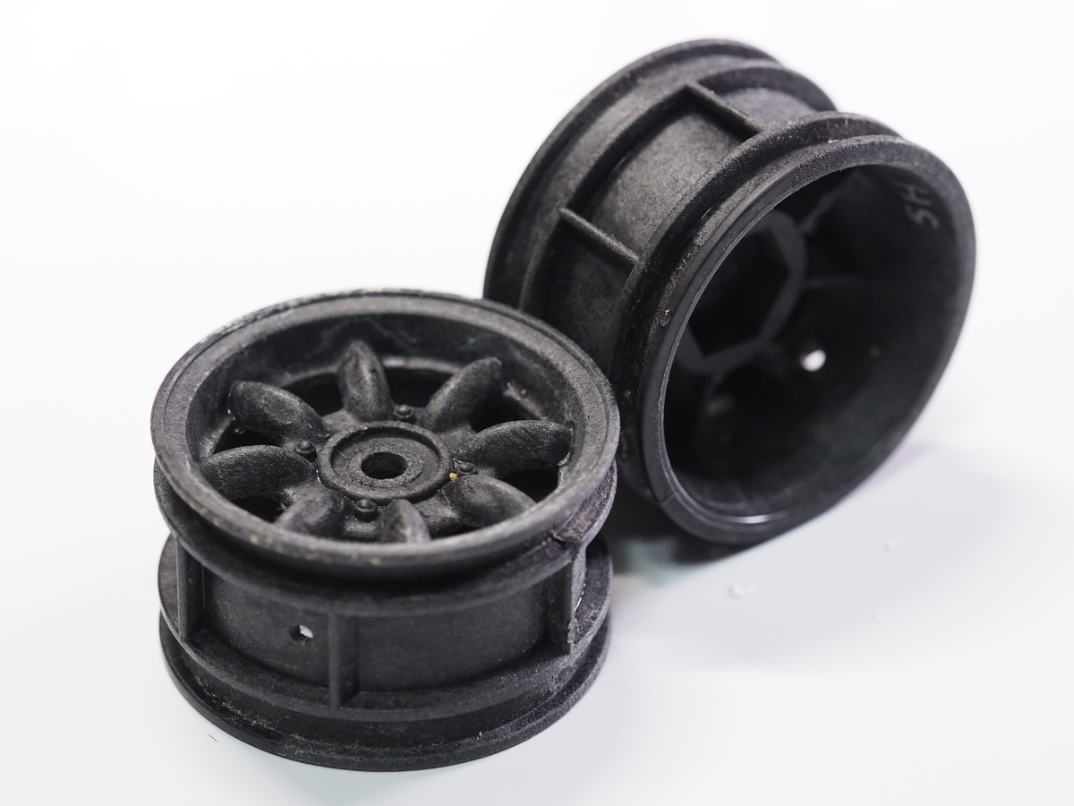 カーボン強化ホイールをアセトン漬けて再利用できるかな？ Mシャーシ用