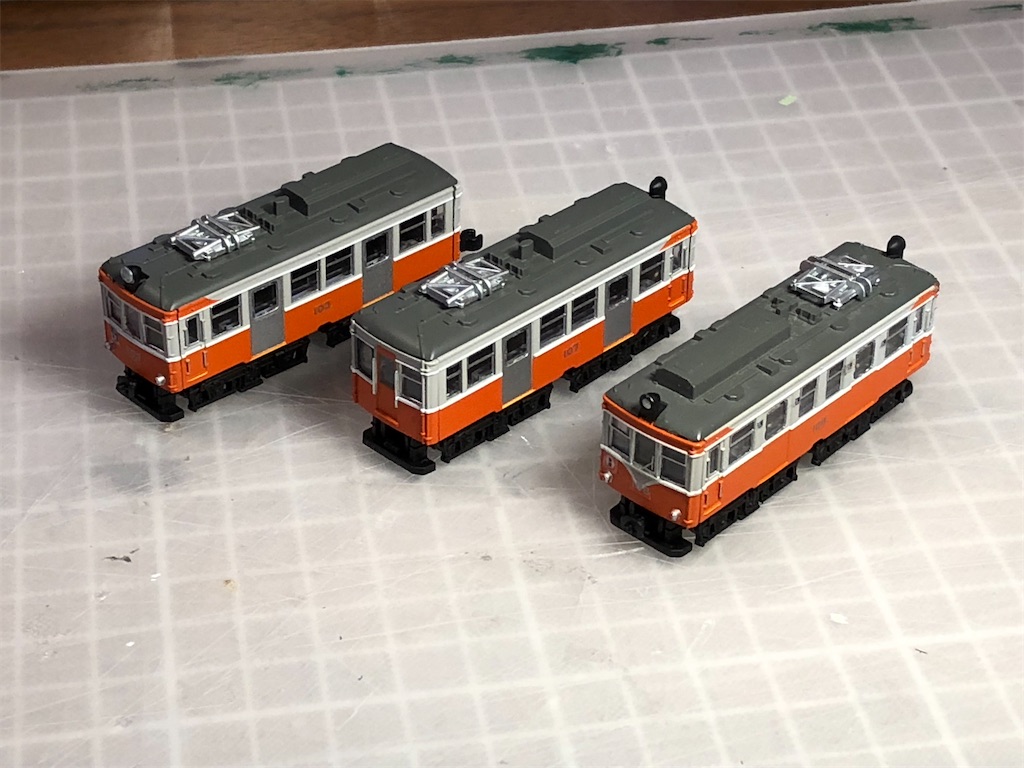 Bトレインショーティー 箱根登山電車　モハ1形　モハ2形　各1箱セット 鉄道模型工房 / 車輌工作 / Bトレインショーティーを初工作