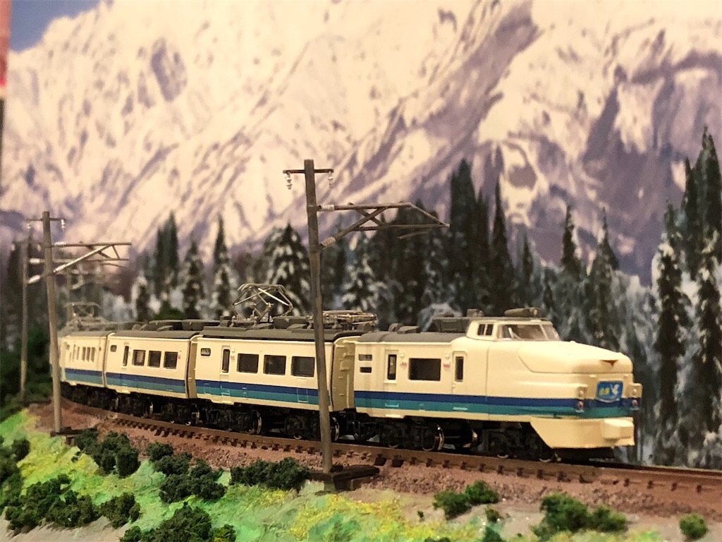 洛*口様 Bトレ　485系上沼垂色 Bトレイン 485系 3000番台 上沼垂色 4両セット - メルカリ