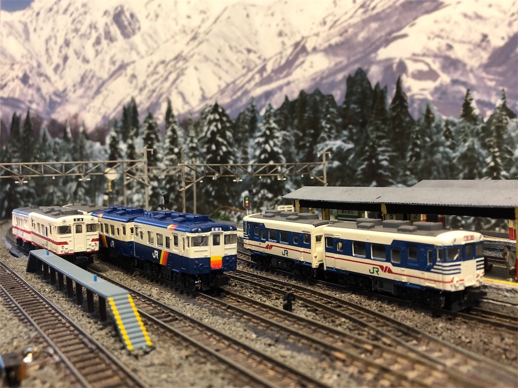 457系　3両　キハ58　4両　九州色　Bトレインショーティー 457系 3両 キハ58 4両 九州色 Bトレインショーティー