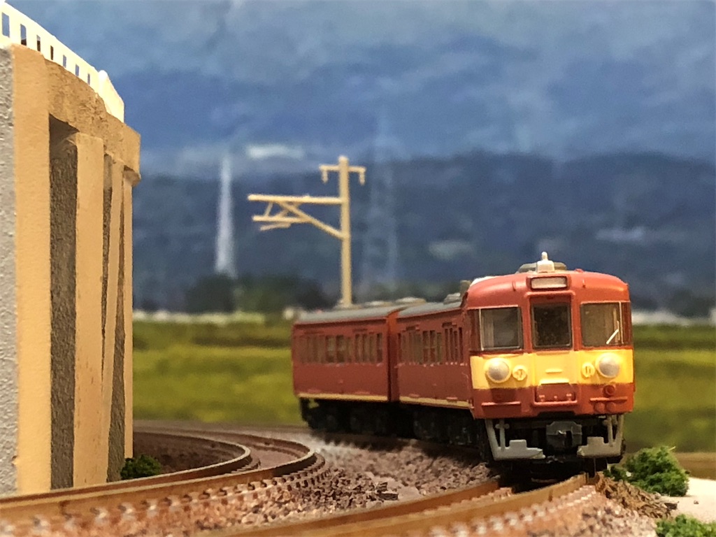 421系　一般色　裾帯　4両　Bトレインショーティー 国鉄421系 標準色裾帯 Bトレインショーティー - 京阪神急行B