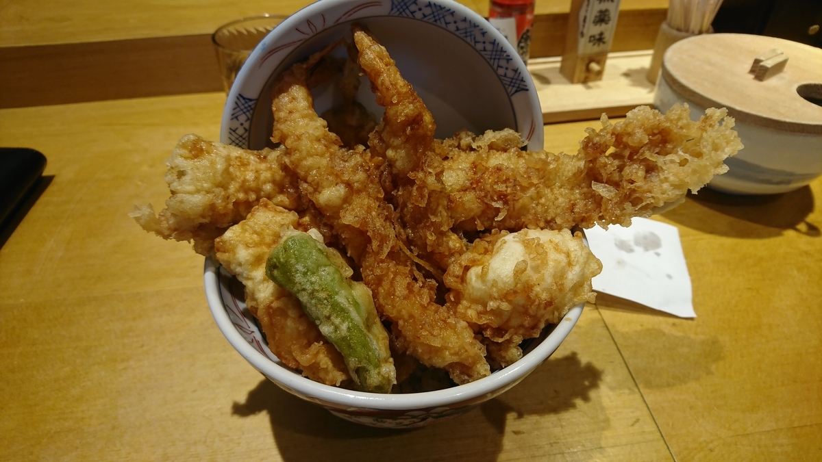 天丼 まきの 難波千日前店 天丼ハを食べた 四方山日記