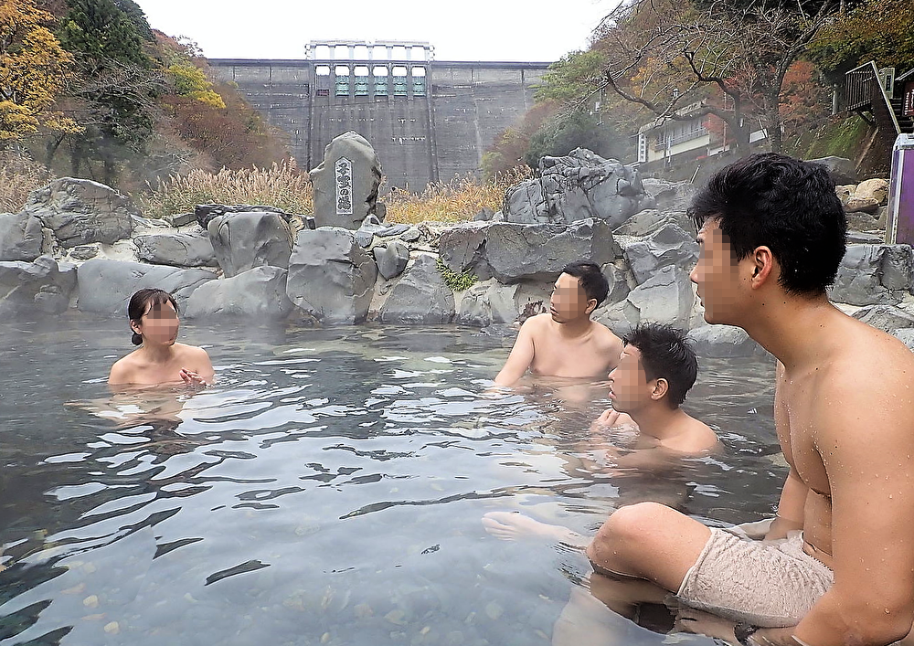 混浴露天風呂 裸 湯原 湯原温泉「砂湯」（岡山県真庭市）ダムの真下の川温泉！ - めっちゃおもろい温泉ぷらす