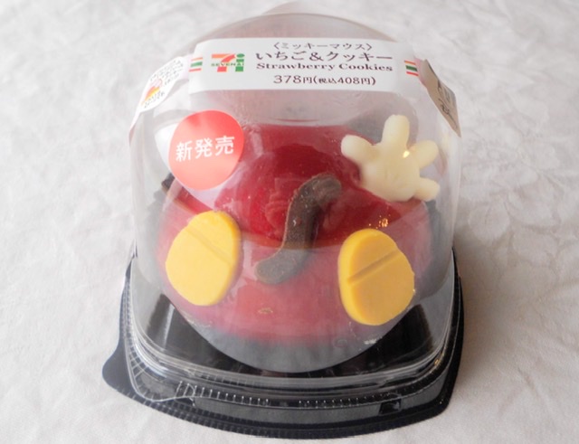 セブンイレブン ミッキーは甘酸っぱい味わいが強い ミッキーマウス いちご クッキー コンビニスイーツ食べくらべ ご機嫌さまな毎日を