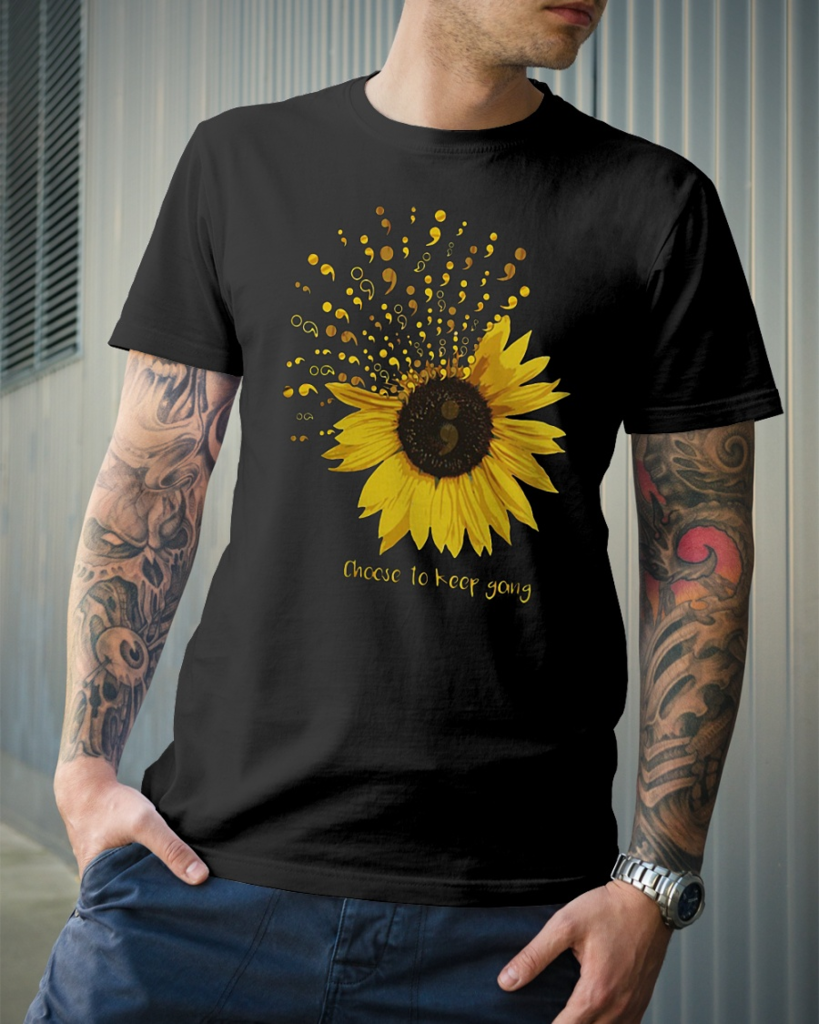 Semicolon sunflower choose to keep 