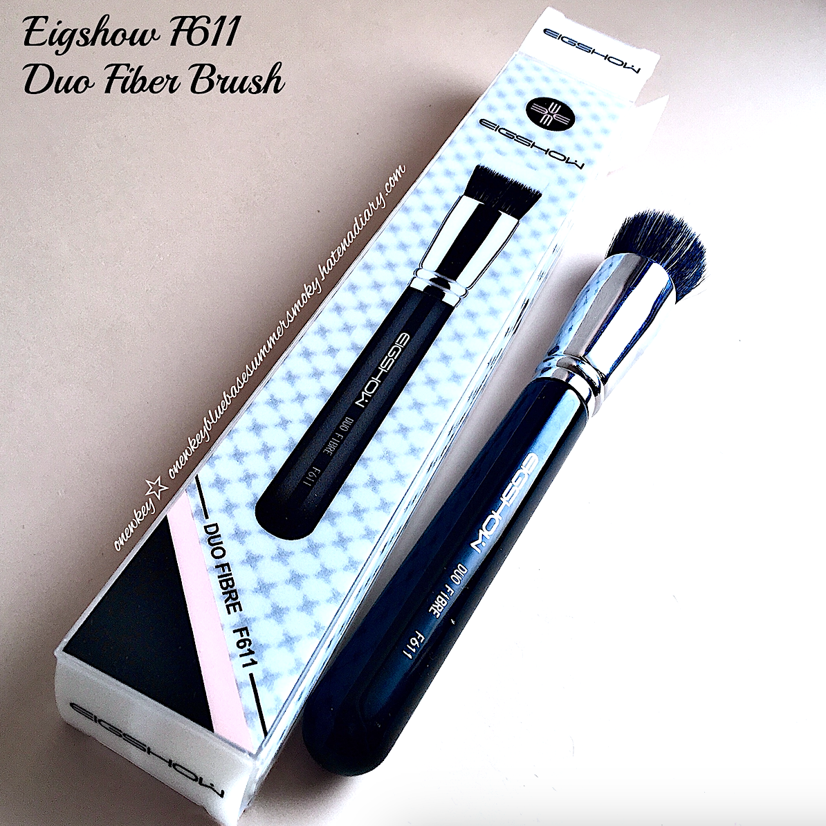 スティップリングブラシ：Eigshow Beauty F611 Duo Fiber Brush ブルベ夏の紆余曲折