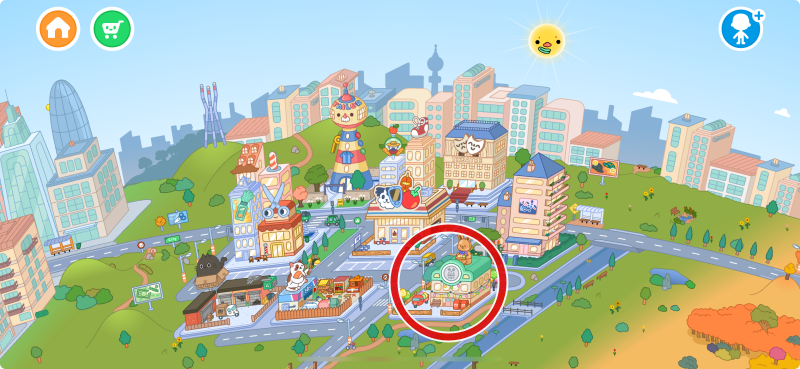 Toca Life: World（トッカライフワールド）の無料で見つかるダイヤの最後は郵便局に