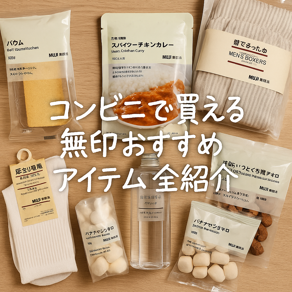 無印ファン必見|コンビニで買える無印良品の魅力と上手な活用術 - コンビニ diary
