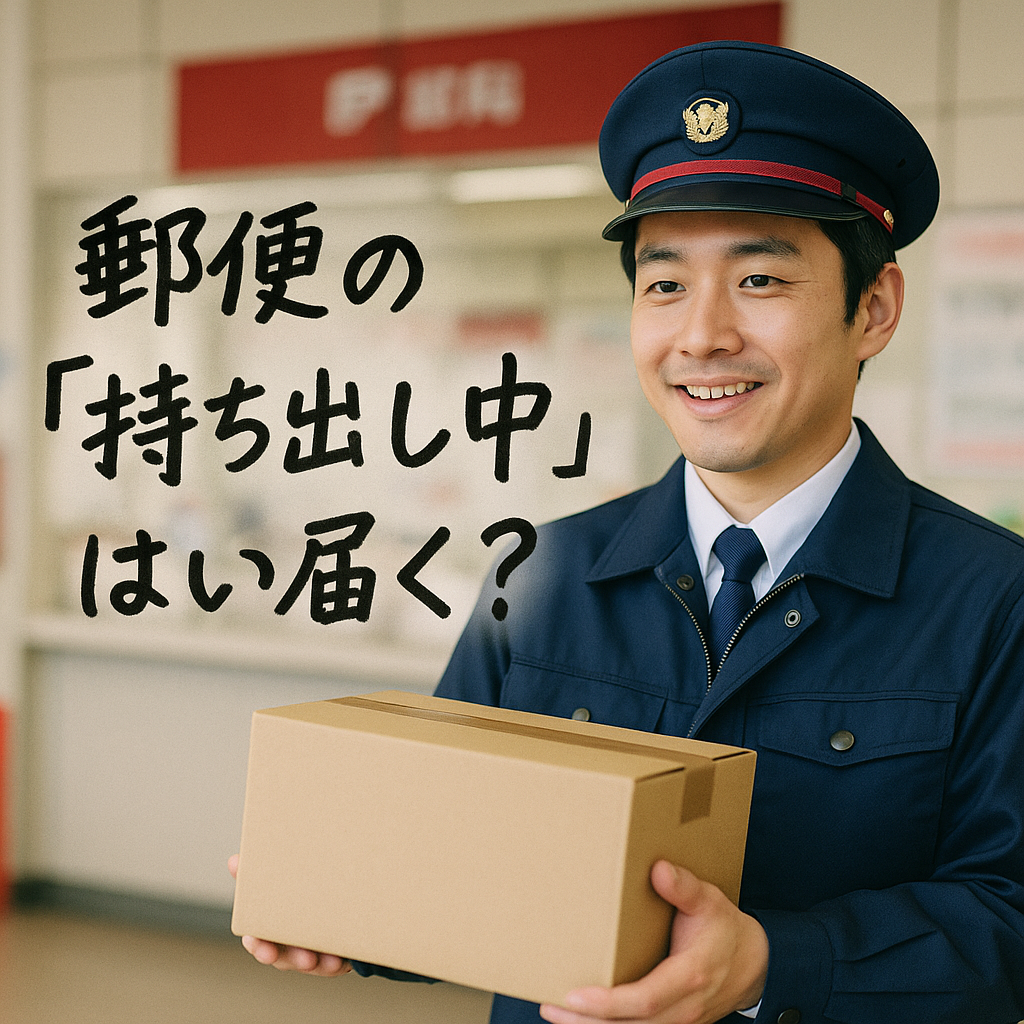 郵便の「持ち出し中」はいつ届く？遅い理由・対処法・最速で受け取る
