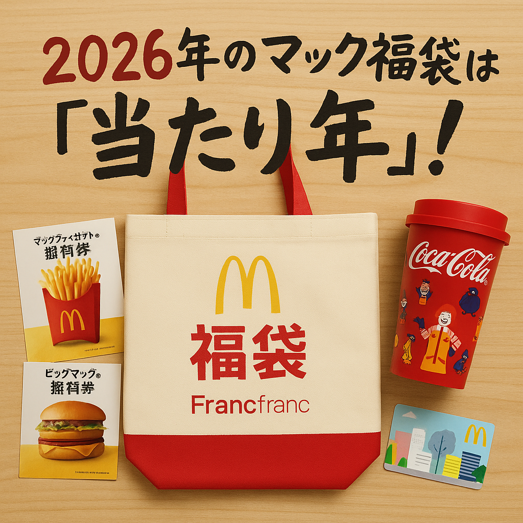 2026年マクドナルド&ケンタッキー福袋 セット マック＆ケンタッキーの