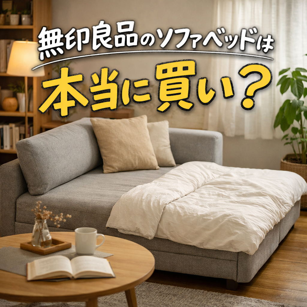 無印良品のソファベッドは本当に買い？後悔しない選び方と口コミ徹底