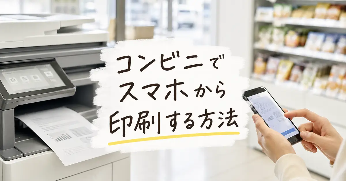 コンビニでスマホから印刷する方法｜ネットプリントの料金・使い方をセブン・ファミマ・ローソン別に解説 - 元コンビニ店長 diary