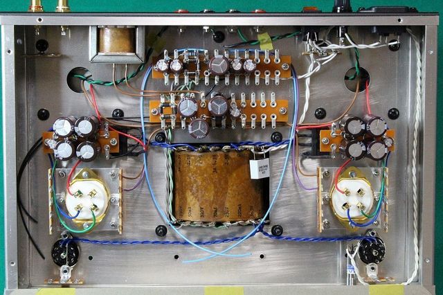 300Bシングルアンプ・配線完了 - おんにょの真空管オーディオ