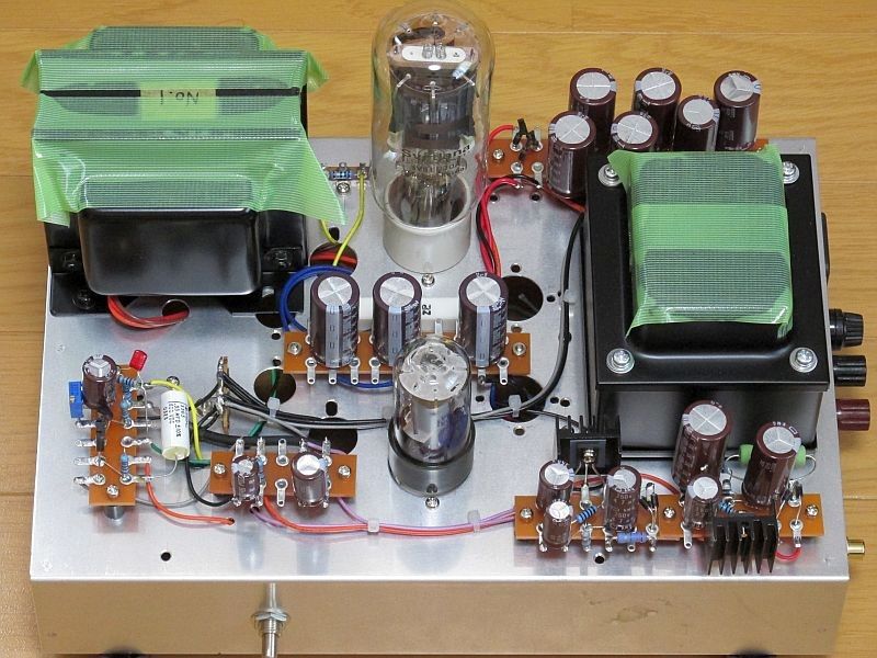 SV811-10Aシングルアンプ・カソードチョークに改造 - おんにょの真空管