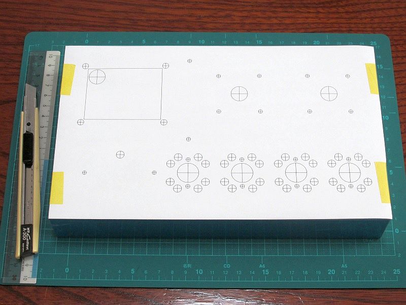 6AR5シングルアンプ・シャーシ加工～仮組み - おんにょの真空管オーディオ