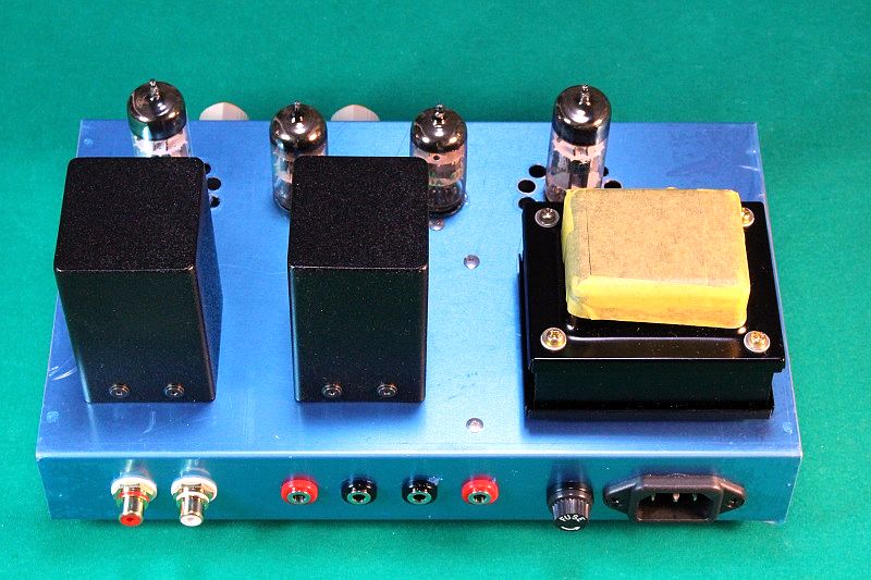 12B4Aシングルアンプ・シャーシと裏蓋の加工～仮組み - おんにょ