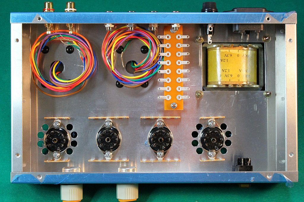 12B4Aシングルアンプ・シャーシと裏蓋の加工～仮組み - おんにょの
