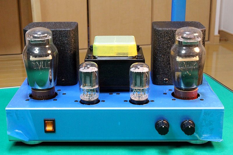 VT-25シングルアンプ・仮組み - おんにょの真空管オーディオ