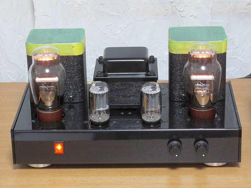 VT-25シングルアンプ・VT-62を挿してみる - おんにょの真空管
