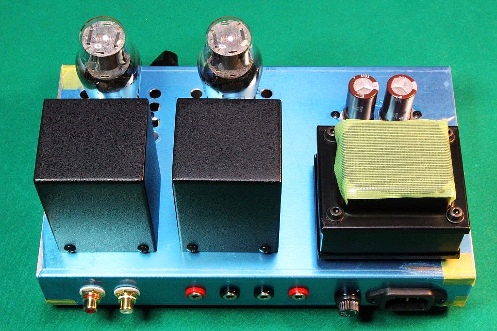 6G6Gシングルアンプ・仮組み - おんにょの真空管オーディオ