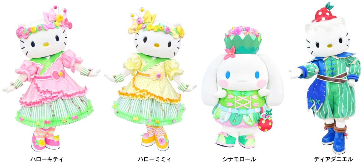 大分限定ハーモニーランドバージョンハローキティ ハローキティとハローミミィのお誕生日をハーモニーランドで