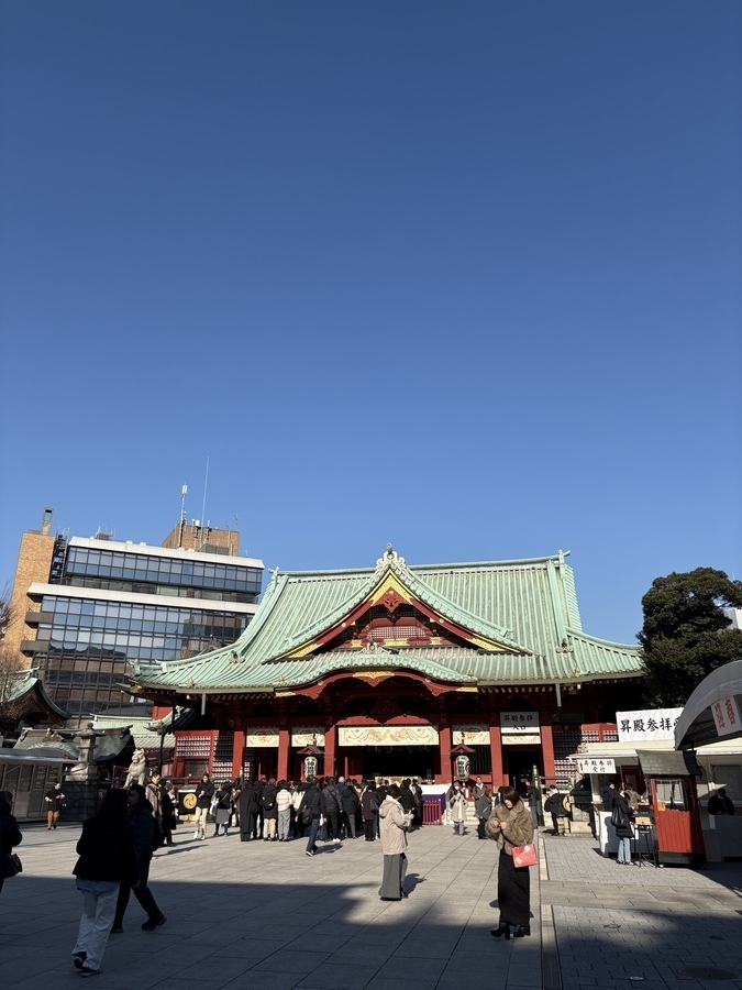 "神田明神の拝殿の写真"