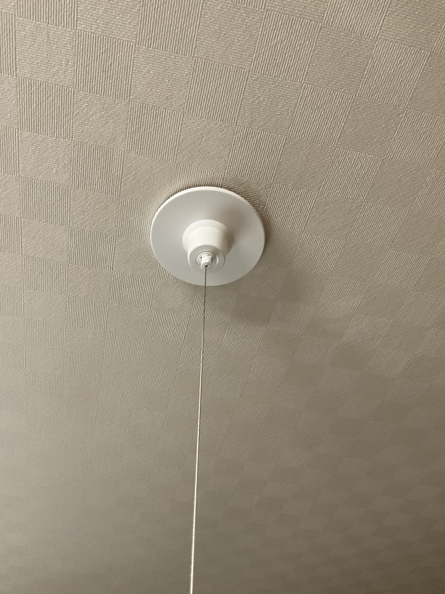"天井の取付部の写真"