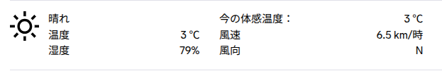 天気・気温の写真