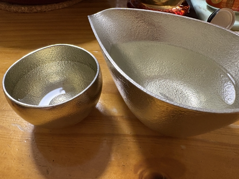 錫の酒器で味わう