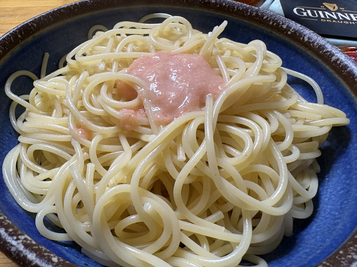 たらこのパスタ