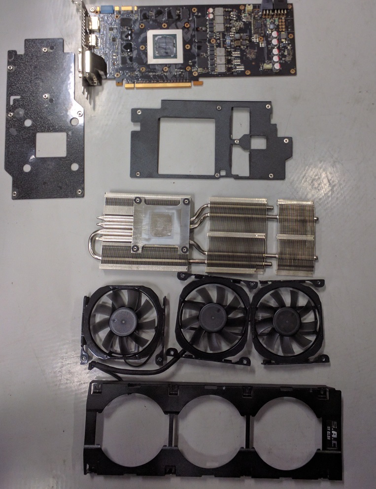 ELSA GeForce GTX 780 S.A.C を分解 - 物理の駅 Physics station by