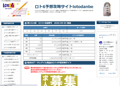 ロト6予想