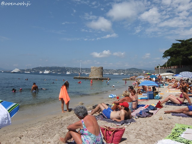 Cap d'Antibes beach cote d'azur france