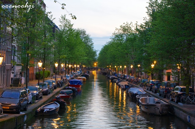 netherlands amsterdam nightview