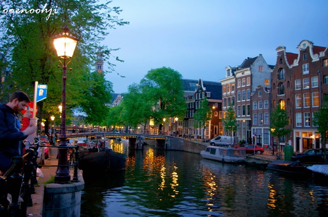netherlands amsterdam nightview