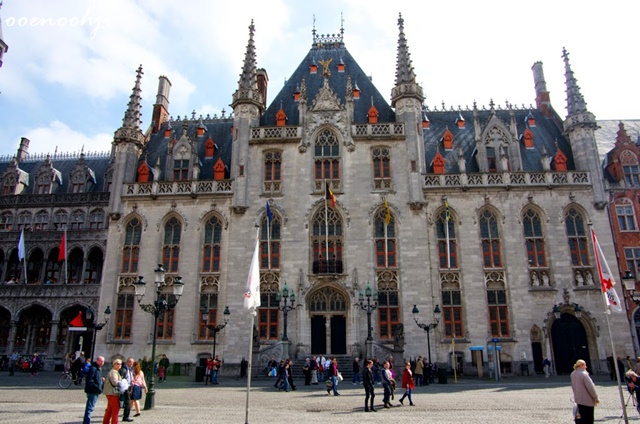 belgium bruges markt cityscape