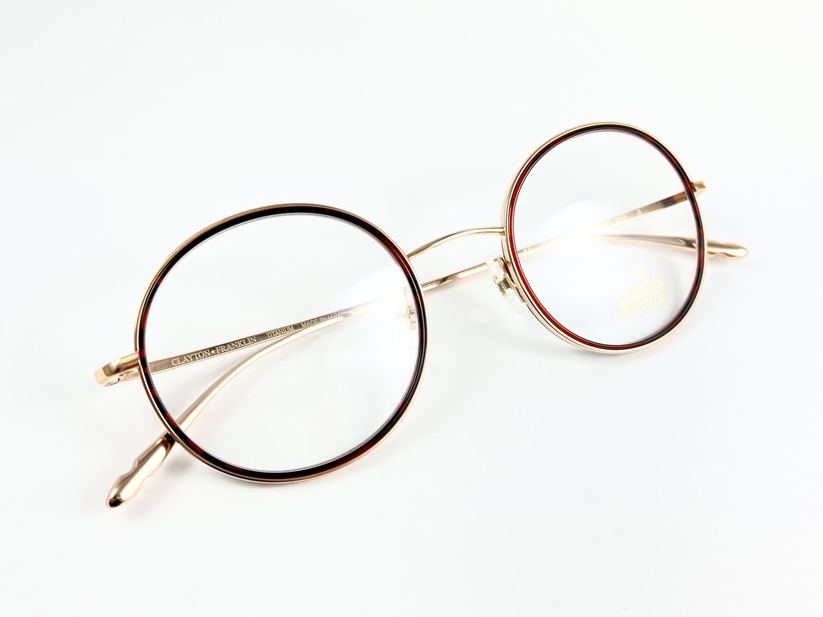 少し大きめの丸眼鏡が可愛い、CLAYTON FRANKLINのCF-614 - oogley