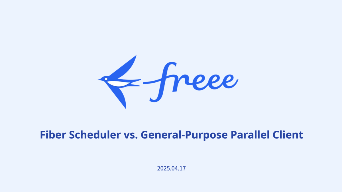 Fiber Scheduler vs. General-Purpose Parallel Client の表紙