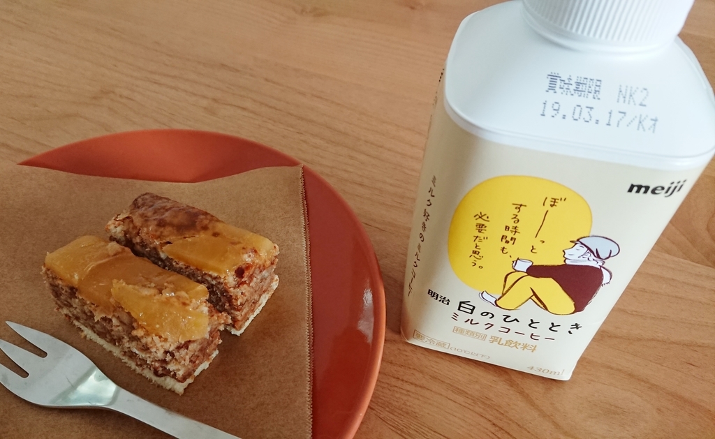 ケーキとコーヒー