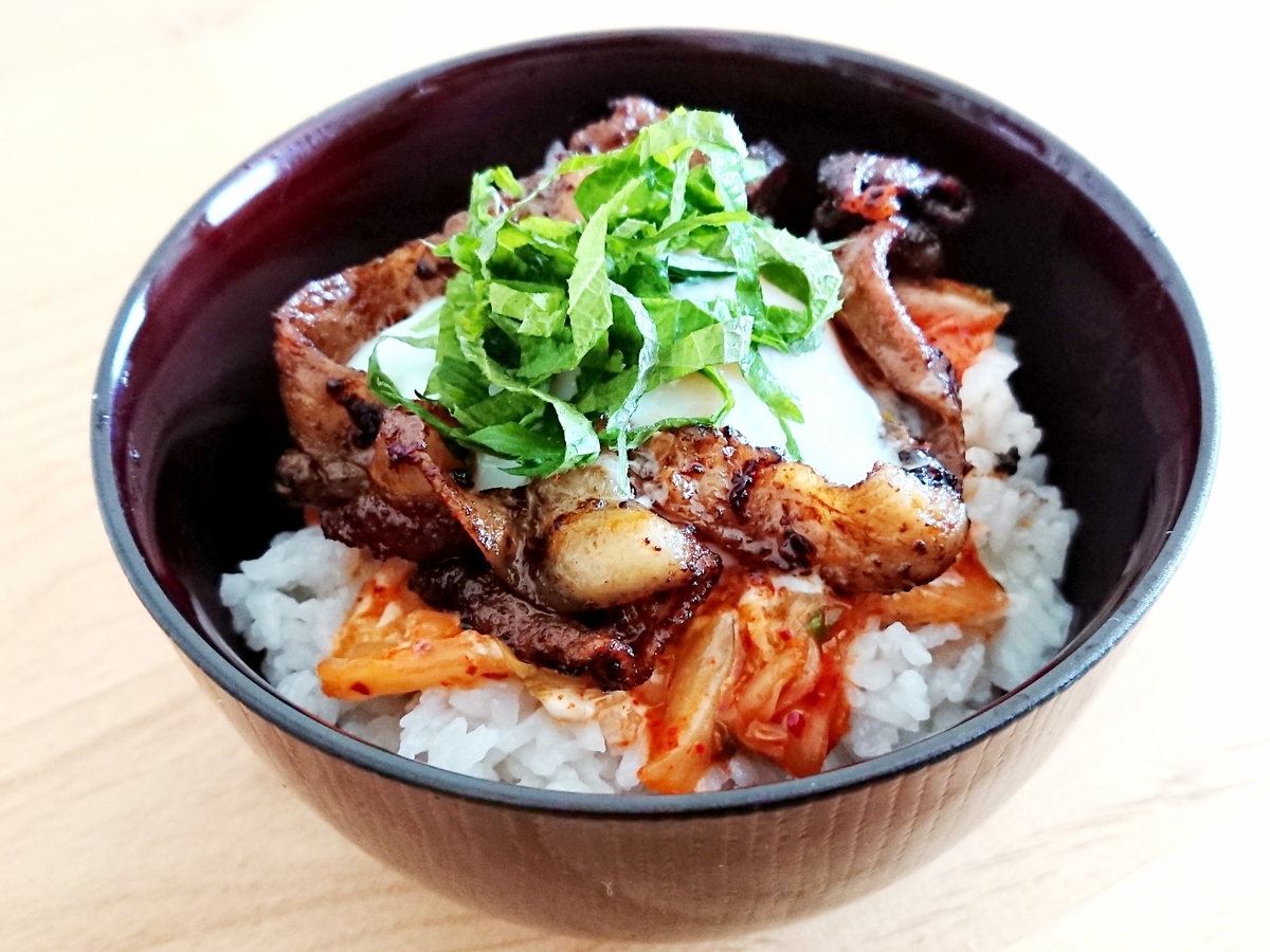 豚キムチ丼