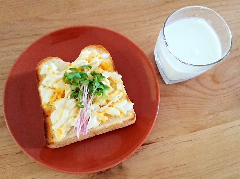 f:id:oomametomame:20190528103021j:plain たまごトースト