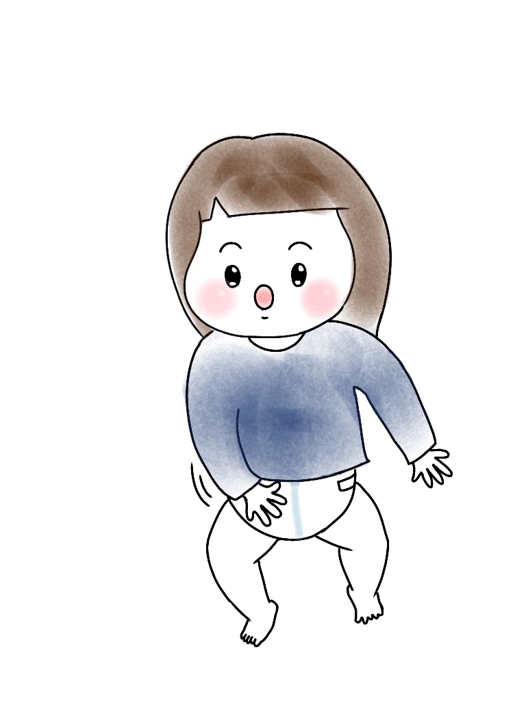 f:id:oomametomame:20190623131005j:plain うんちしたよと教えてくれる子供