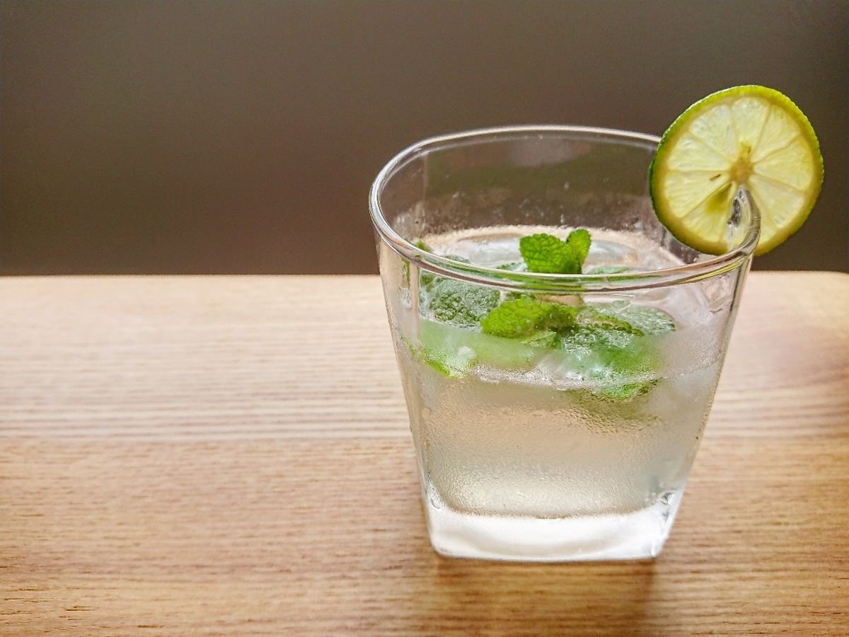 f:id:oomametomame:20190919133627j:plain ミント入りすだちサイダー