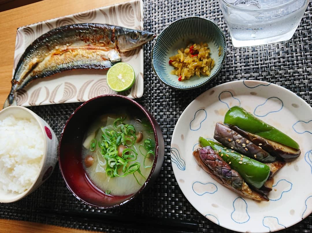 秋刀魚定食ごはん