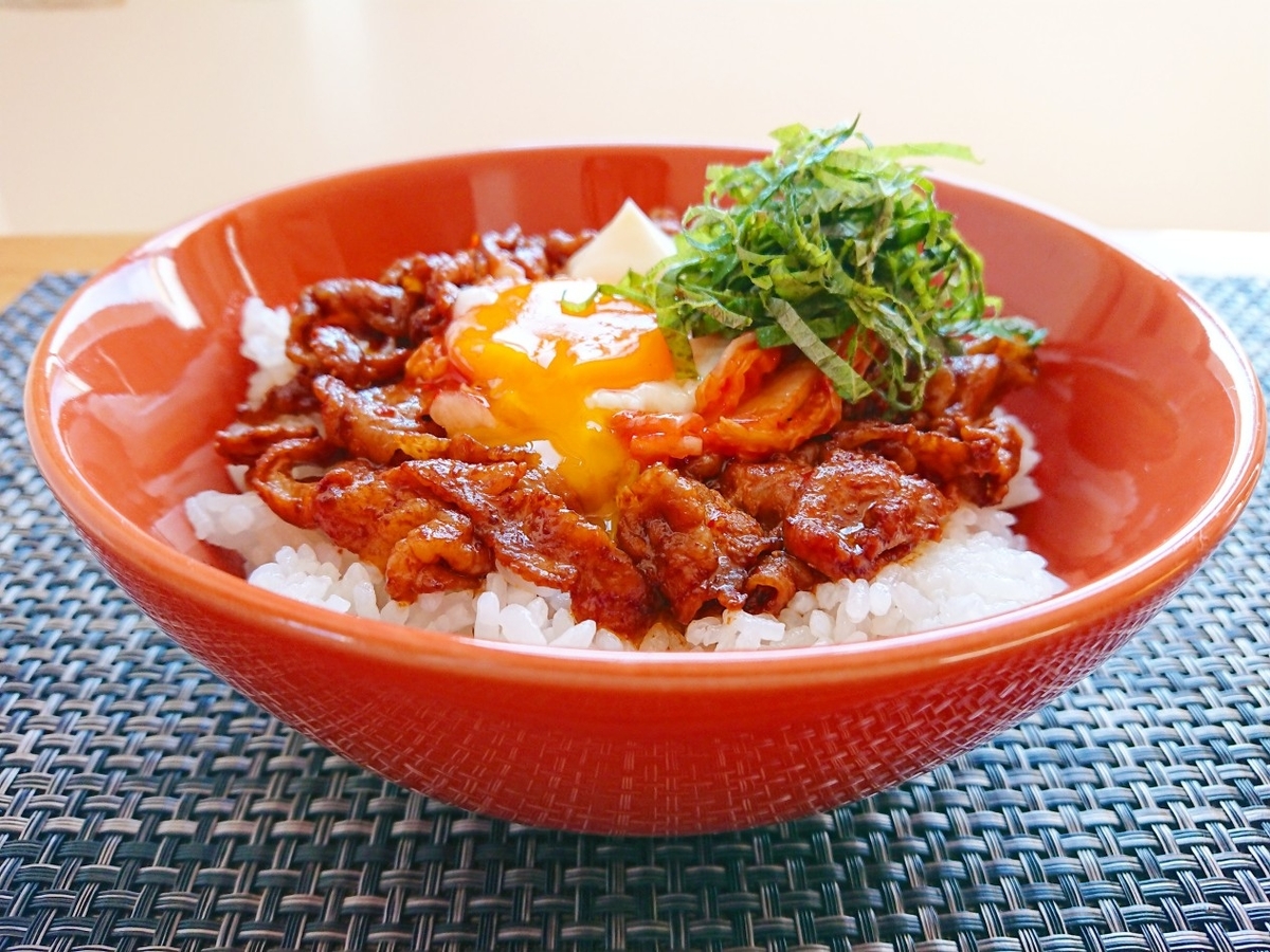 豚キムチ丼