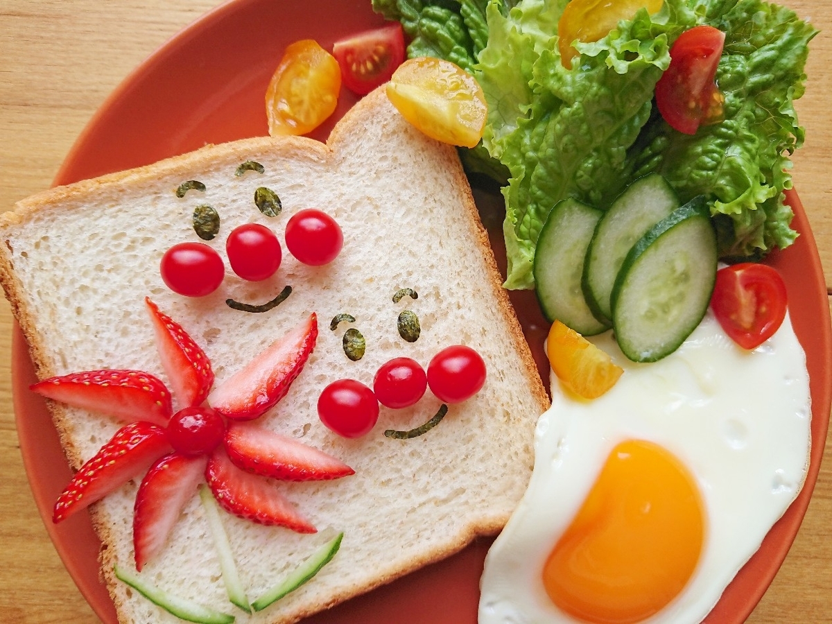 アンパンマンの顔パン 食パン