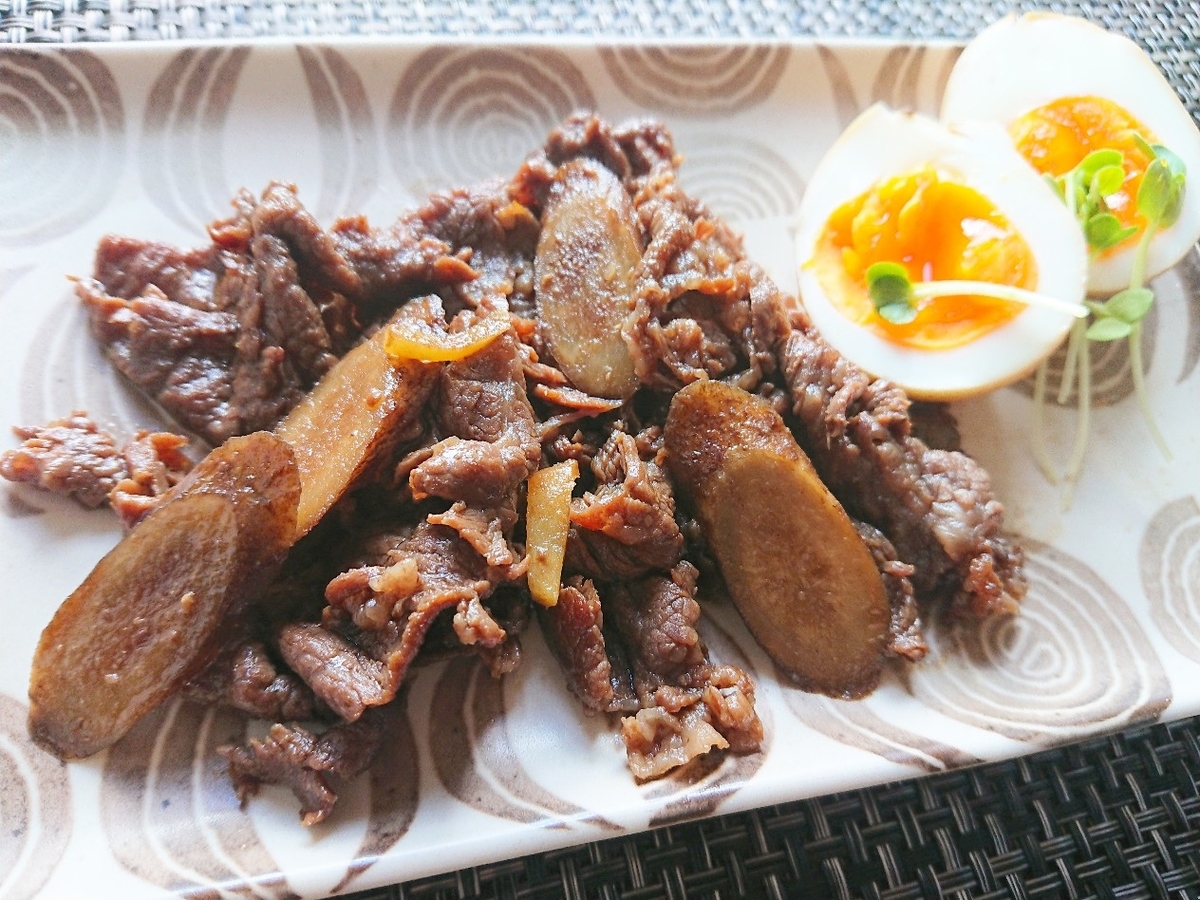 牛肉とごぼうのしぐれ煮