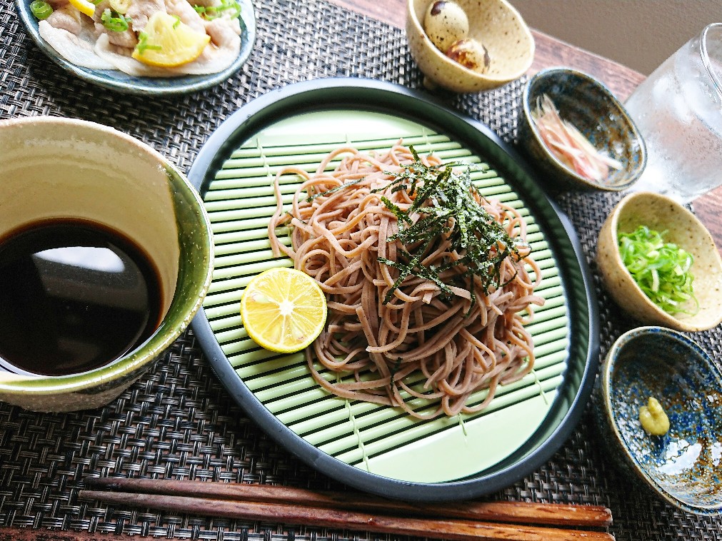 f:id:oomametomame:20200721161128j:plain そば 薬味