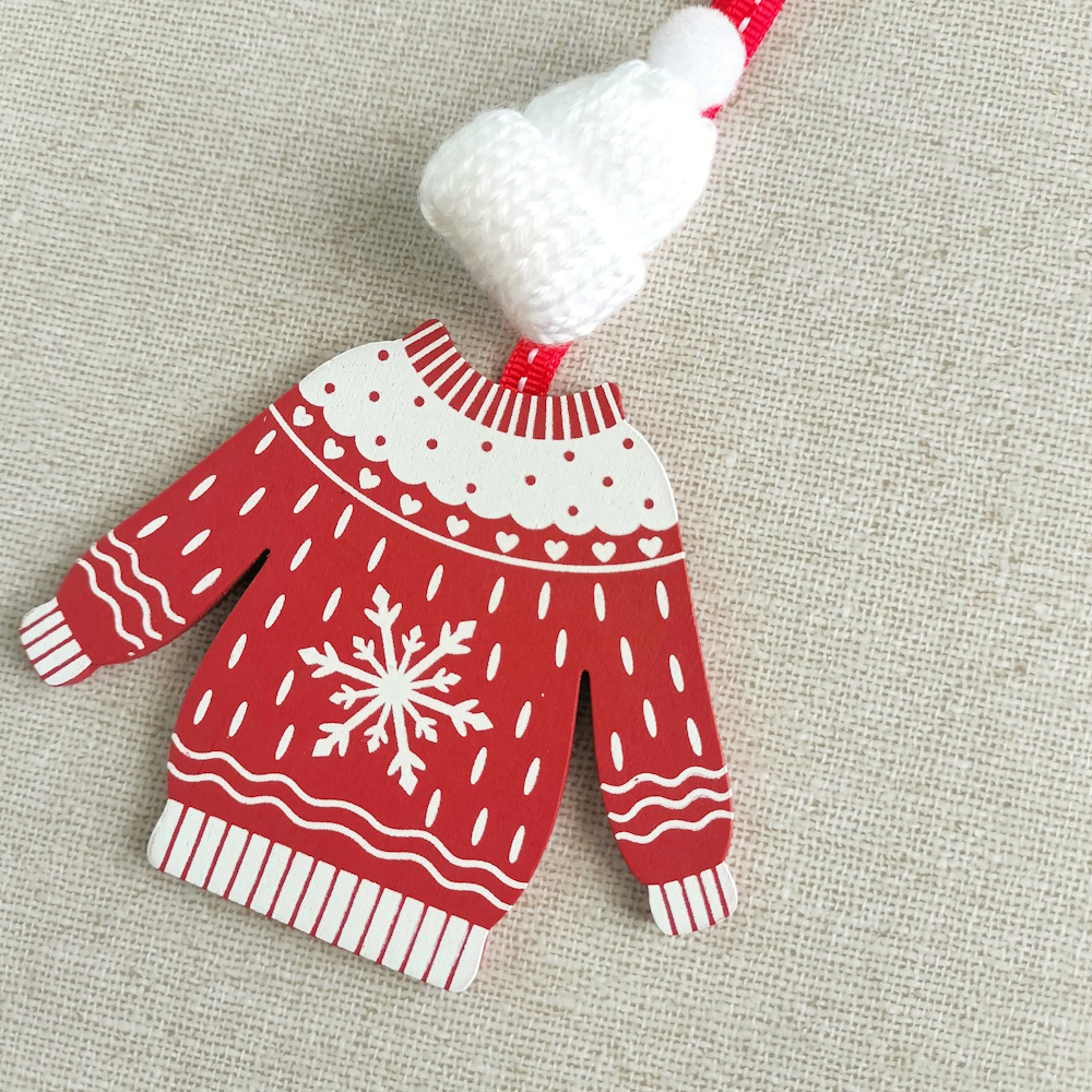 ケーブル模様のクリスマスソックスを編む(1) - Gray and Yellow