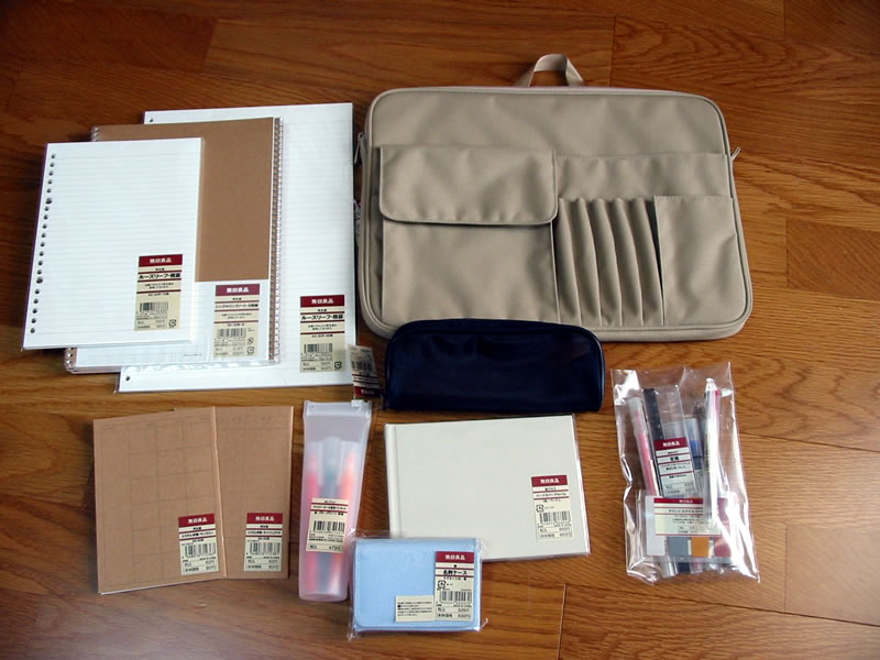 2008年 無印良品 福袋（ステーショナリー）